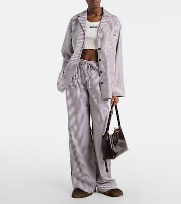 Logo cotton jersey crop top | Dolce&Gabbana