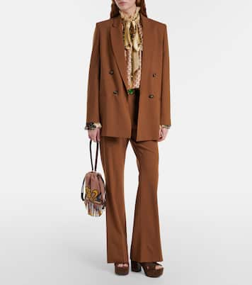 Kalispera 스몰 비즈 스웨이드 숄더 백 | Etro