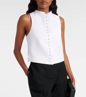 Cotton piqué waistcoat | Tom Ford
