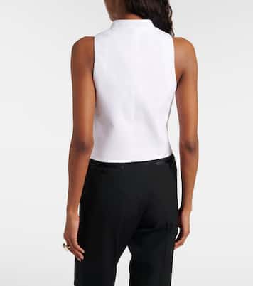 Cotton piqué waistcoat | Tom Ford