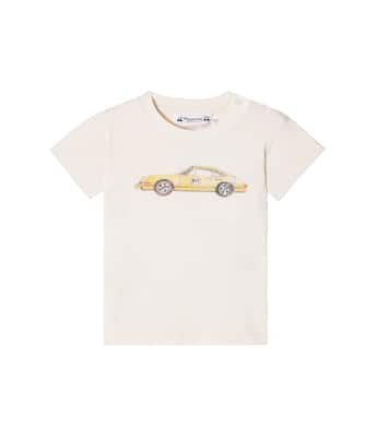 X Porsche Baby T-Shirt Tom aus Baumwolle | Bonpoint