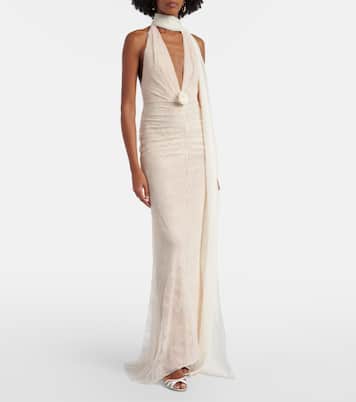 Bridal Amora lace tulle gown | De La Vali