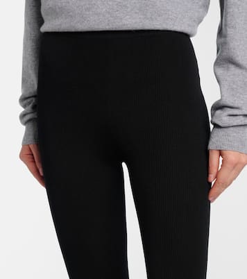 Leggings aus Wolle, Kaschmir und Seide | Saint Laurent