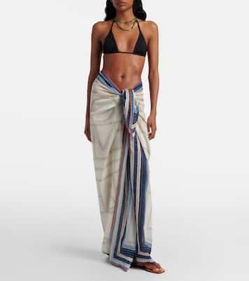 Collector printed beach cover-up | Toteme