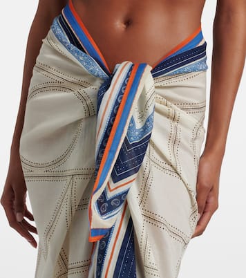 Collector printed beach cover-up | Toteme