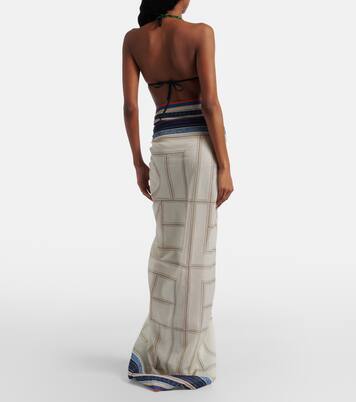 Collector printed beach cover-up | Toteme