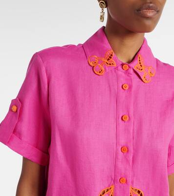 Broderie anglaise linen shirt | Farm Rio