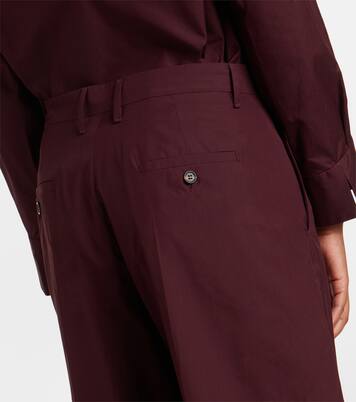 Cropped cotton poplin wide-leg pants | 'S Max Mara