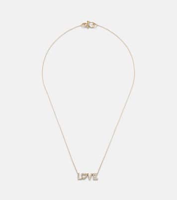 Love 18kt gold necklace with diamonds | Sophie Bille Brahe