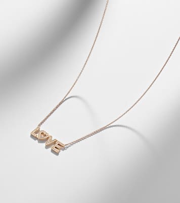Love 18kt gold necklace with diamonds | Sophie Bille Brahe