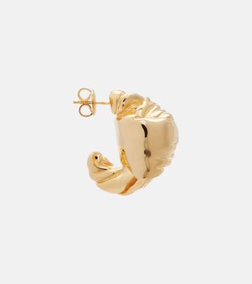 18kt gold-plated sterling silver earrings  | Bottega Veneta