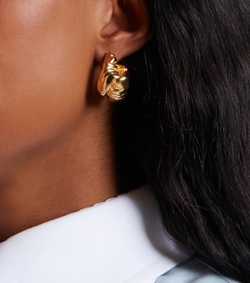 18kt gold-plated sterling silver earrings  | Bottega Veneta