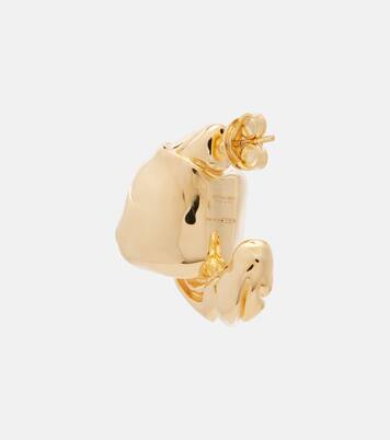 18kt gold-plated sterling silver earrings  | Bottega Veneta