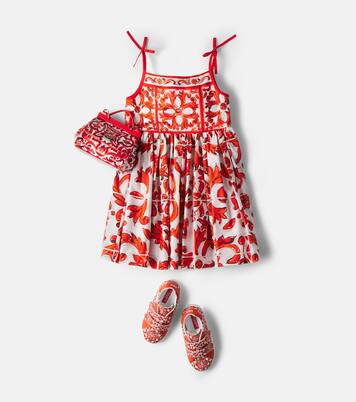 Printed cotton dress | Dolce&Gabbana Kids