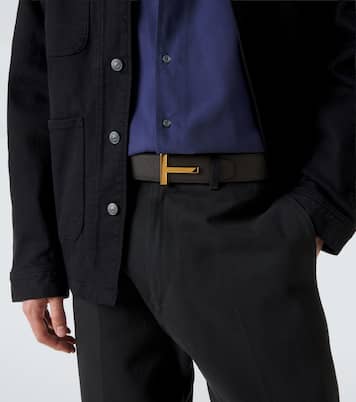 T Icon reversible leather belt | Tom Ford