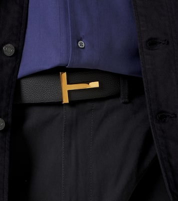 T Icon reversible leather belt | Tom Ford