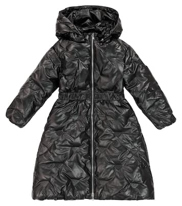 Hooded puffer coat | Emporio Armani Kids