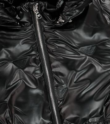 Hooded puffer coat | Emporio Armani Kids
