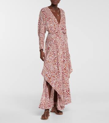 Bedrucktes Kleid Ilona | Poupette St Barth