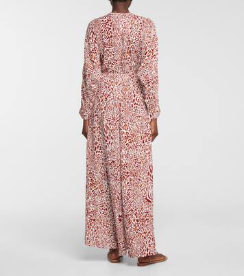 Bedrucktes Kleid Ilona | Poupette St Barth