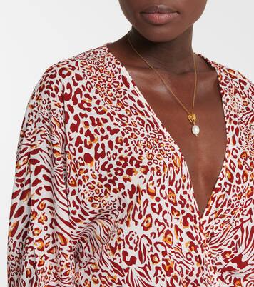 Bedrucktes Kleid Ilona | Poupette St Barth