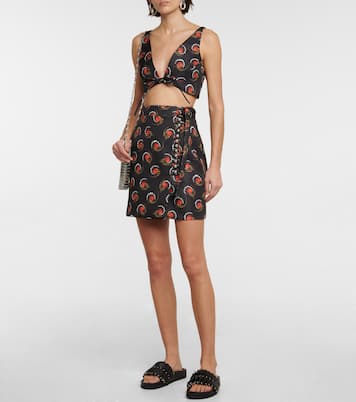 Bedrucktes Cropped-Top | Rabanne