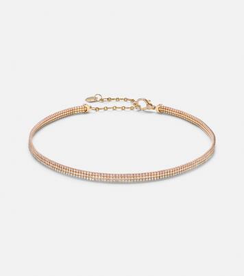 Choker aus 18kt Gelb-, Weiß- und Roségold (750/1000) mit Diamanten | Shay Jewelry