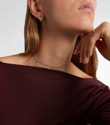 Choker aus 18kt Gelb-, Weiß- und Roségold (750/1000) mit Diamanten | Shay Jewelry