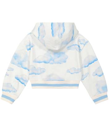 Sweat-shirt à capuche en coton mélangé | Monnalisa