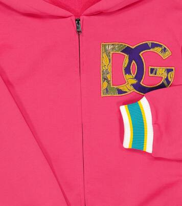 Sweat-shirt à capuche en coton à logo | Dolce&Gabbana Kids