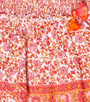 Jupe Ariel à fleurs | Poupette St Barth Kids