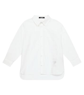 Logo cotton shirt | Balmain Kids