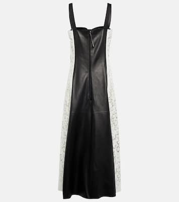 Robe midi Abami en cuir | Gabriela Hearst