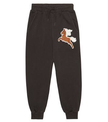 Printed cotton jersey sweatpants | Mini Rodini
