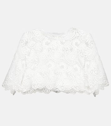 Cropped-Top aus Spitze | Dodo Bar Or