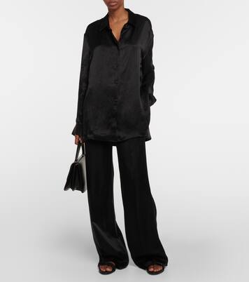 Slingback-Sandalen Bow mit Leder | The Row