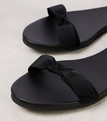 Slingback-Sandalen Bow mit Leder | The Row