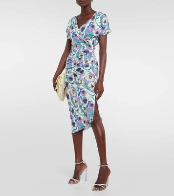 Robe midi Havana imprimée | Diane von Furstenberg