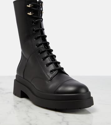 Nari leather mid-calf boots | Jimmy Choo