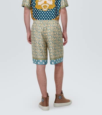 Versace Allover silk shorts | Versace