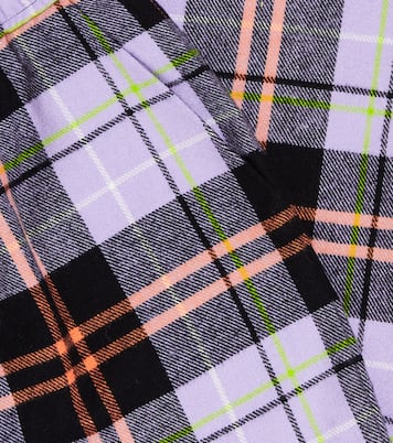 Pantalones rectos de algodón a cuadros | Paade Mode