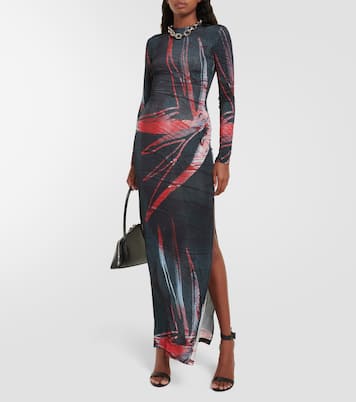 Bedrucktes Maxikleid aus Jersey | Louisa Ballou