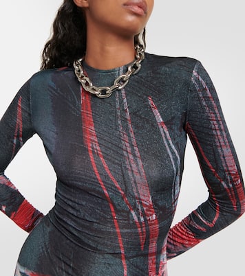 Bedrucktes Maxikleid aus Jersey | Louisa Ballou