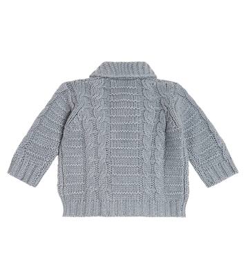 Baby cable-knit wool cardigan | Tartine et Chocolat