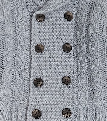 Baby cable-knit wool cardigan | Tartine et Chocolat