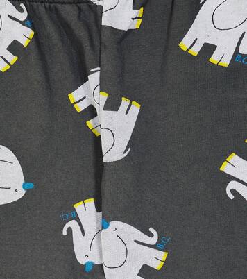Printed cotton jersey sweatpants | Bobo Choses