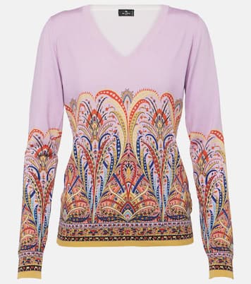Bedruckter Pullover aus einem Seidengemisch | Etro