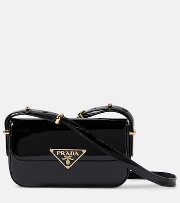 Schultertasche aus Lackleder | Prada