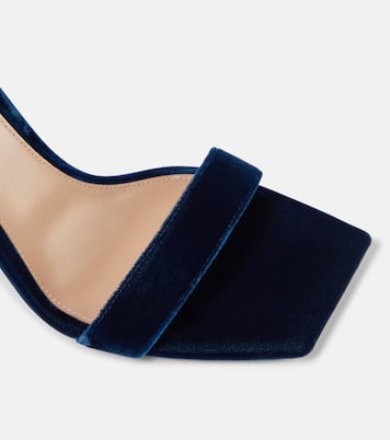Verzierte Sandalen Wondy aus Samt | Gianvito Rossi