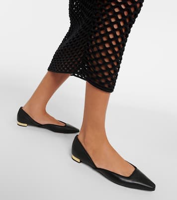 Maia leather ballet flats | Aquazzura